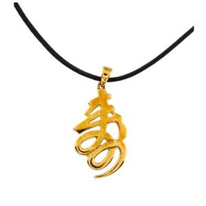 18K yellow gold  "Longevity" necklace